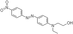 structure of CAS# 2872-52-8, Disperse Red 1;N-Ethyl-N-(2-hydroxyethyl)-4-(4-nitrophenylazo)aniline