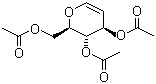 structure of CAS# 2873-29-2, Tri-O-acetyl-D-glucal;1,5-Anhydro-2-deoxy-D-arabino-hex-1-enitol triacetate