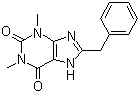 8-Benzyltheophylline molecular structure (CAS 2879-15-4)