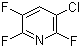 3-Chloro-2,5,6-trifluoropyridine molecular structure (CAS 2879-42-7)