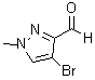 4-Bromo-1-methyl-1H-pyrazole-3-carboxaldehyde molecular structure (CAS 287917-96-8)