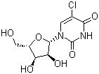 5-氯尿嘧啶核苷分子结构 (CAS 2880-89-9)