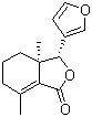 结构式 CAS# 28808-62-0, 梣酮; 3-(3-呋喃基)-3a,4,5,6-四氢-3a,7-二甲基苯酞