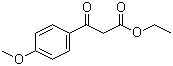结构式 CAS# 2881-83-6, 4-甲氧基苯甲酰乙酸乙酯