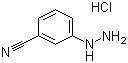 结构式 CAS# 2881-99-4, 3-氰基苯肼盐酸盐