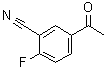structure of CAS# 288309-07-9, 5-Acetyl-2-fluorobenzonitrile;3'-Cyano-4'-fluoroacetophenone