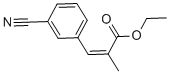 structure of CAS# 288309-15-9, (2Z)-ethyl ester 3-(3-cyanophenyl)-2-methyl-2-Propenoic acid;Ethyl (2Z)-3-(3-cyanophenyl)-2-methyl-2-propenoate
