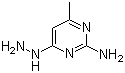 结构式 CAS# 28840-64-4, 2-氨基-4-肼基-6-甲基嘧啶