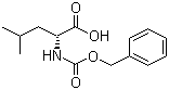 N-苄氧羰基-D-亮氨酸分子结构 (CAS 28862-79-5)