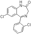 Delorazepam molecular structure (CAS 2894-67-9)