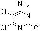 结构式 CAS# 28969-60-0, 4-氨基-2,5,6-三氯嘧啶