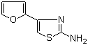 结构式 CAS# 28989-52-8, 4-(呋喃-2-基)噻唑-2-胺