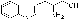 structure of CAS# 2899-29-8, L-Tryptophanol;(S)-(-)-2-Amino-3-(3-indolyl)propanol