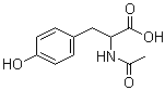 structure of CAS# 2901-77-1, N-Acetyl-DL-tyrosine
