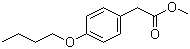 Methyl 4-butoxyphenylacetate molecular structure (CAS 29056-06-2)
