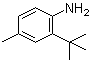 2-(1,1-Dimethylethyl)-4-methylbenzenamine molecular structure (CAS 2909-81-1)