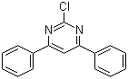 结构式 CAS# 2915-16-4, 2-氯-4,6-二苯基嘧啶