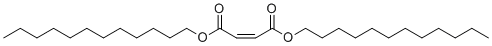 Dilauryl maleate molecular structure (CAS 2915-52-8)