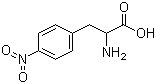 structure of CAS# 2922-40-9, 4-Nitro-DL-phenylalanine