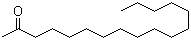 structure of CAS# 2922-51-2, 2-Heptadecanone;Methyl pentadecyl ketone