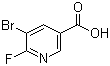 6-Fluoro-5-bromonicotinic acid molecular structure (CAS 29241-63-2)