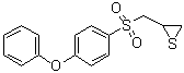 [[(4-Phenoxyphenyl)sulfonyl]methyl]thiirane molecular structure (CAS 292605-14-2)
