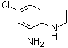 结构式 CAS# 292636-11-4, 5-氯-1H-吲哚-7-胺