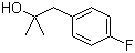 1-(4-氟苯基)-2-甲基-2-丙醇分子结构 (CAS 2928-17-8)