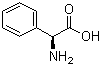 结构式 CAS# 2935-35-5, L-苯甘氨酸; 右旋苯甘氨酸; L-氨基苯基乙酸