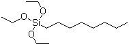 structure of CAS# 2943-75-1, Triethoxyoctylsilane;n-Octyltriethoxysilane