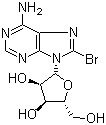 结构式 CAS# 2946-39-6, 8-溴腺苷