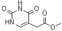 structure of CAS# 29571-45-7, 1,2,3,4-Tetrahydro-2,4-dioxo-5-pyrimidineacetic acid methyl ester