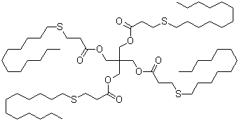 structure of CAS# 29598-76-3, 2,2-Bis[[3-(dodecylthio)-1-oxopropoxy]methyl]propane-1,3-diyl bis[3-(dodecylthio)propionate]