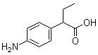 structure of CAS# 29644-97-1, 2-(4-aminophenyl)-butyric acid;NSC 27530