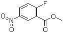 2-氟-5-硝基苯甲酸甲酯分子结构 (CAS 2965-22-2)