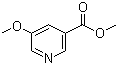structure of CAS# 29681-46-7, Methyl 5-methoxypyridine-3-carboxylate;Methyl 5-methoxynicotinate