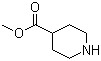 结构式 CAS# 2971-79-1, 4-哌啶甲酸甲酯