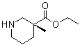 结构式 CAS# 297172-01-1, (3R)-3-甲基-3-哌啶羧酸乙酯