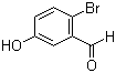 结构式 CAS# 2973-80-0, 2-溴-5-羟基苯甲醛