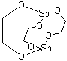 2,5,7,10,11,14-Hexaoxa-1,6-distibabicyclo[4.4.4]tetradecane molecular structure (CAS 29736-75-2)