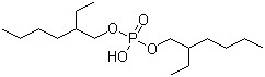 Bis(2-ethylhexyl) phosphate molecular structure (CAS 298-07-7)