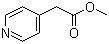 structure of CAS# 29800-89-3, Methyl 4-pyridinylacetate