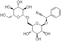 Amygdalin molecular structure (CAS 29883-15-6)