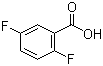2,5-Difluorobenzoic acid molecular structure (CAS 2991-28-8)