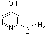 structure of CAS# 29939-37-5, 4-Hydroxy-6-hydrazinylpyrimidine;4-Hydrazino-6-hydroxypyrimidine