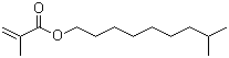 structure of CAS# 29964-84-9, Isodecyl methacrylate;8-Methylnonyl methacrylate