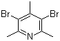 3,5-Dibromo-2,4,6-trimethylpyridine molecular structure (CAS 29976-56-5)