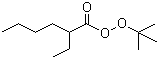 结构式 CAS# 3006-82-4, 过氧化(2-乙基己酸)叔丁酯; 引发剂 OT; 引发剂 O