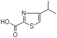 结构式 CAS# 300831-06-5, 4-异丙基-2-噻唑甲酸