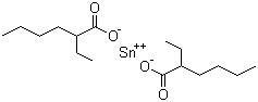 Stannous octoate molecular structure (CAS 301-10-0)